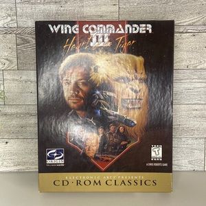 WING COMMANDER III 3 HEART OF THE TIGER ORIGIN PC GAME CD ROM BIG BOX